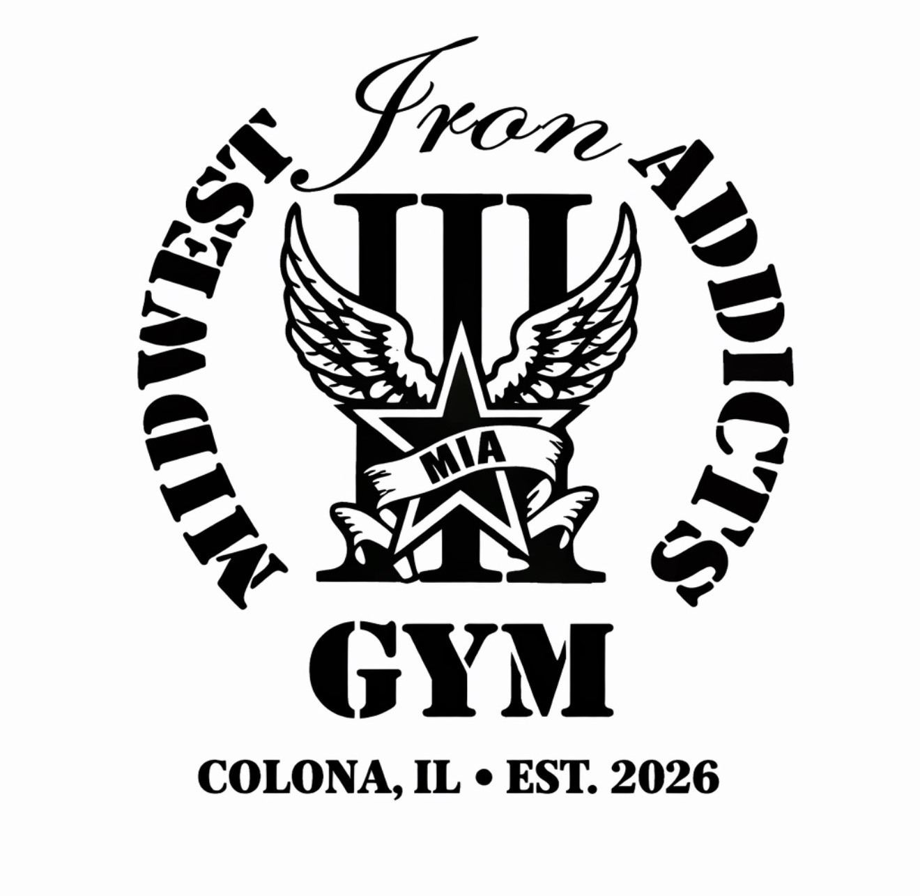 Midwest Iron Addicts Colona logo